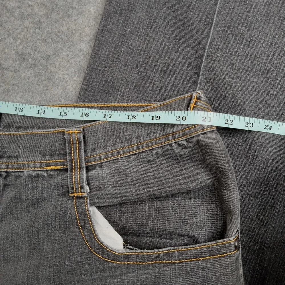 Mecca Jeans Mens 46x32 Gray Denim‎ Straight Leg Relaxed Fit Big & Tall 5-Pocket